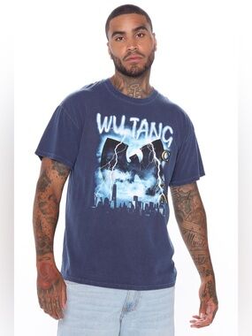 Wu-Tang Graphic Tee - Navy Short Sleeve Men’s Shirt